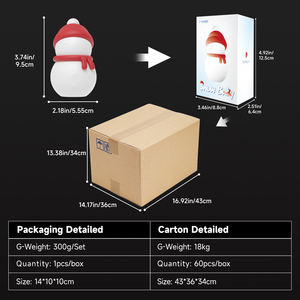 Vibratore Femminile S-Hande con Funzione Succhiante a Forma di Pupazzo di Neve, Miglior Regalo per Coppie - Product Image 4