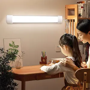 Lámpara de purificación LED lineal ultrafina de lúmenes altos 0,6 m 1,2 m 1,5 m SMD integrado tri-prueba <span class=keywords><strong>fluorescente</strong></span> lámpara de luz de <span class=keywords><strong>tubo</strong></span> delgado - Product Image 1