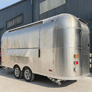 Remolque Móvil de Comida para Exteriores de Acero Inoxidable y Aluminio para Dulces y Papas Fritas - Product Image 1