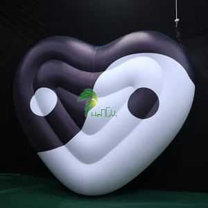 बेस्टवे में कस्टम इन्फ्लैटेबल हार्ट शेप बैलून वॉटर पूल इन्फ्लैटेबल एयर गद्दे - Product Image 2