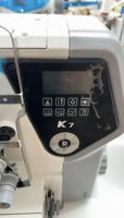 Nueva máquina de coser de enclavamiento de cama cilíndrica JACK K7 computarizada con inteligencia artificial con mangas de costura de mesa