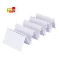 Carte RFID à double puce hybride, impression personnalisée, carte RFID à double fréquence LF + HF IC/ID, carte vierge en PVC composite