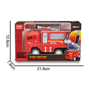 Venta al por mayor B/o Eléctrico Niños Venta al por mayor Bombero Camión Coche <span class=keywords><strong>Juguete</strong></span> Con Música Ligera Para Niños Pequeños Navidad Cumpleaños Regalo Coche Sets - Product Image 2