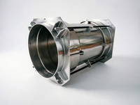 Compensateur de dilatation corrugué en acier inoxydable pour tiges de liaison composées de grande taille