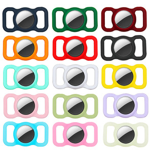 Funda protectora de silicona antipérdida para Airtag, localizador GPS con Collar para perro y gato, colorida y luminosa - Product Image 4