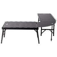 Nouvelle arrivée Table de pique-nique IGT pliante en aluminium pour camping en plein air