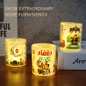 Ramadan הוביל tealight נרות מובארק islamic קישוט הבית תאורה קיר ועיצוב חדר פסטיבל המזרח התיכון - Product Image 2