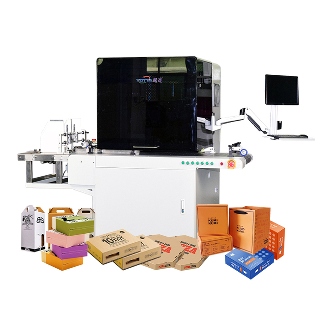 Factory Direct Sale S400 Aper Box Cardboard Printing Machine Digital Single Pass Kraft Bag Paper Uv One Pass Printer