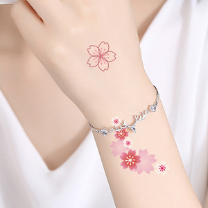 Piccoli abbaglianti <span class=keywords><strong>fiori</strong></span> dell'acquerello freschi adesivi temporanei del tatuaggio impermeabili - Product Image 1