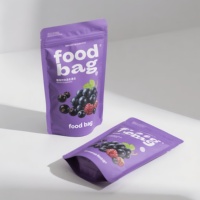 Sacs de conservation alimentaire refermables, pochettes verticales, pour la salle de sport, les aliments congelés, les collations, transparents pour voir le contenu, légers pour les voyages, refermables