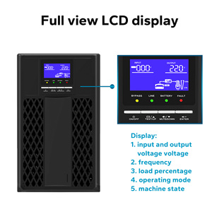 UPS Online Monofásico Elite de 6KVA con AVR y Pantalla LCD, Fuente de Alimentación de Larga Duración para las Ramas Médica, Industrial, de Seguridad y Gubernamental - Product Image 2