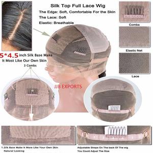 วิกผมแท้ติดลูกไม้ด้านหน้า13X4จากธรรมชาติ,วิกผมลูกไม้สวิสอินเดียไม่ผ่านกระบวนการพร้อมผิวด้านนอกโปร่งใสเต็มรูปแบบ - Product Image 6