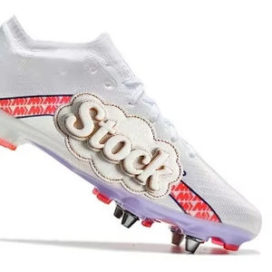 Chaussures de football à crampons hautes pour enfants et hommes, crampons d'hiver et d'été pour activités de plein air, chaussettes à crampons, baskets de futsal - Product Image 2