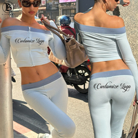 Novedades de Verano 2026: Conjunto de Dos Piezas para Mujer, Top Corto Personalizado y Pantalones Cortos con Cordón y Franja Lateral, Ropa Deportiva Urbana