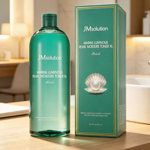 Nouveauté : Tonique Lumineux Coréen aux Perles Marines XL 600ml – Eau Hydratante Multi-Effets Éclaircissante pour le Visage - Product Image 1