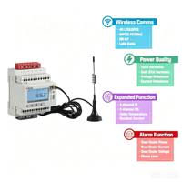 Compteur d'énergie sans fil triphasé Acrel ADW300-WiFi sur rail DIN avec plateforme cloud IoT MQTT RS485 Modbus-RTU Classe 0.5 CE