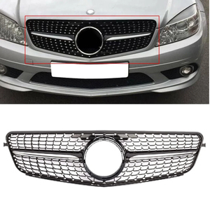 <span class=keywords><strong>Grille</strong></span> de <span class=keywords><strong>radiateur</strong></span> supérieure de pare-chocs avant de Style diamant pour 2008-2014 pour Mercedes Benz W204 pièces de carrosserie de classe C - Product Image 1
