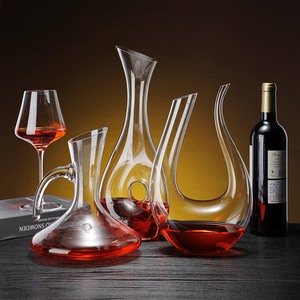 <span class=keywords><strong>Carafe</strong></span> à <span class=keywords><strong>vin</strong></span> en forme de U 100 % soufflée à la main, en verre cristal sans plomb, <span class=keywords><strong>a</strong></span>érateur de <span class=keywords><strong>vin</strong></span> rouge en forme de U pour la maison, le bar, les fêtes et les vacances - Product Image 4