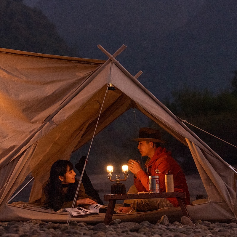 Naturehike Glamping Extend 4.8 Cotton Tent – Durable 4-Season
