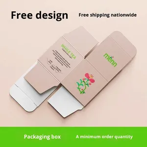 Caja de embalaje personalizada, carpetas de cartón blanco, caja de velas cosméticas reciclables con asa, logotipo imprimible, Impresión de lotes pequeños - Product Image 2