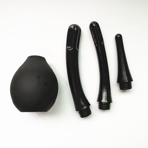 Douche anale de 350 ml avec 3 buses Douche anale confortable en PVC Jouets sexuels pour adultes pour hommes et femmes Nettoyage <span class=keywords><strong>anal</strong></span>/vaginal Douche - Product Image 5
