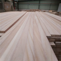 Planches en bois massif articulées de haute qualité en paulownia/peuplier/bambou