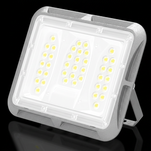 LED Solar <b>Flood</b> <b>Light</b> 50W IP67 Die-casting Aluminum Outdoor Garden Lighting Wall Mounted 170 Beam Angle CE Certified Remote Ra80 - Product Image 1