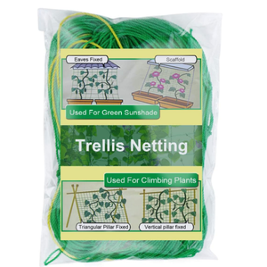 Robuste 25X25CM 30X30CM maille vert HDPE noeud support de jardin treillis plante filet pour concombre vigne Fruits et légumes Tomat - Product Image 4