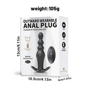 Wireless <b>Remote</b> <b>Control</b> Wearable Anal Beads Men Women Dual-Use Anal Plug <b>Vibrator</b> Massager Model Manufacturer Wholesale - Product Image 5