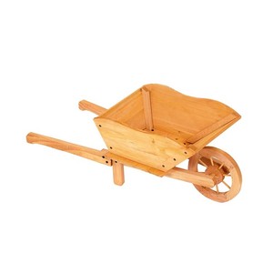 Bac à fleurs rustique <span class=keywords><strong>en</strong></span> forme de brouette <span class=keywords><strong>en</strong></span> bois pour jardin extérieur, <span class=keywords><strong>pot</strong></span> <span class=keywords><strong>d</strong></span>écoratif pour patio, cour et pelouse - Product Image 5