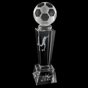 Gravação personalizada Em Branco Cristal Futebol Futebol Beisebol Basquete Golfe 3D Gravado A Laser Crystal <span class=keywords><strong>Trophy</strong></span> Award - Product Image 5