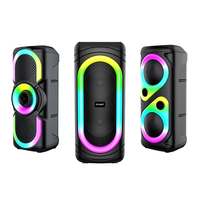 Nuevo producto RGB Lighting Wireless BT Audio Home Music Karaoke Party DJ Outdoor Subwoofer Sistema de sonido