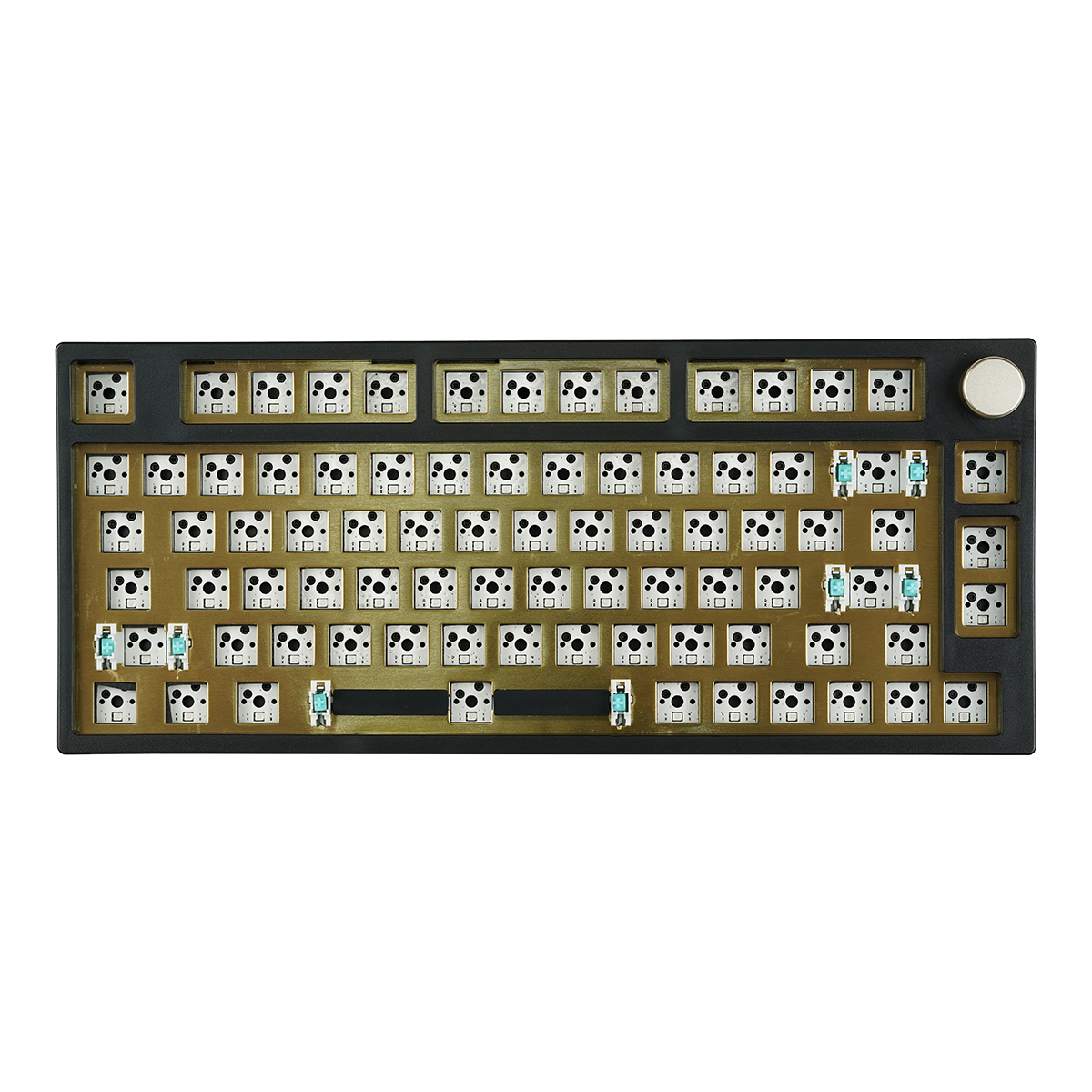 Black-Brass plate