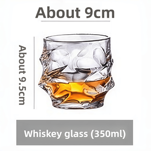 Ensemble de carafe à liqueur en <span class=keywords><strong>verre</strong></span> de 750 ml avec 4 verres à <span class=keywords><strong>whisky</strong></span> pour le service de la vodka, de la tequila et du rhum - Product Image 4