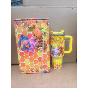 Wholesale Stan Original 40oz Cup With Handle for Cartoon Design Stainless Steel Straw Cup Water Bottle Insulated Outdoor Tumbler - Product Image 1