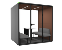 Cabine de chant insonorisée modulaire, studio musical acoustique intérieur, cabine de travail, cabine de réunion extérieure