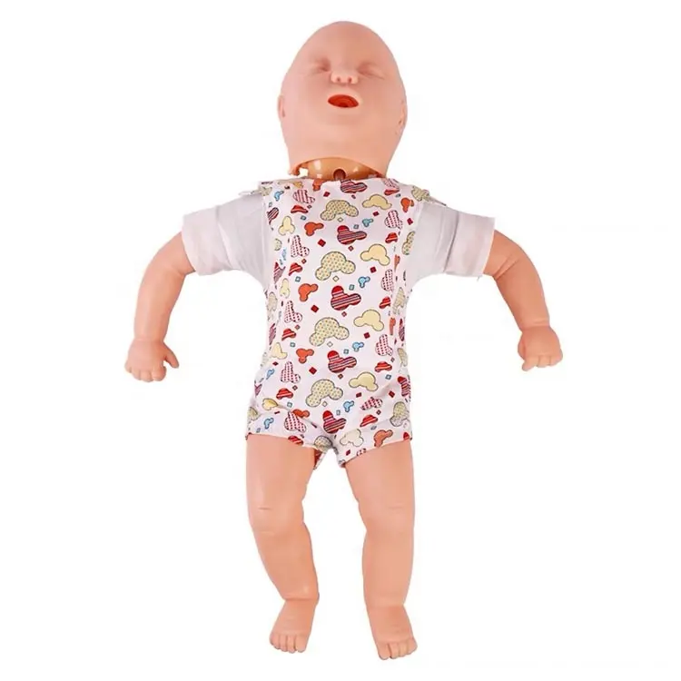 Hastane CPR eğitim modeli gelişmiş PVC SC-J140 gelişmiş bebek tıkanıklığı mankeni