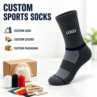 Chaussettes de sport personnalisées pour hommes, légères, respirantes, durables, en coton, pour activités sportives