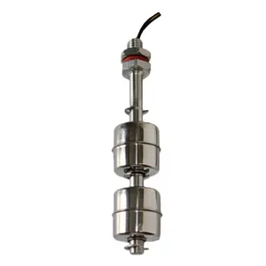 Interrupteur à flotteur magnétique de niveau de réservoir d'eau en acier inoxydable 304 à montage vertical pour eaux usées