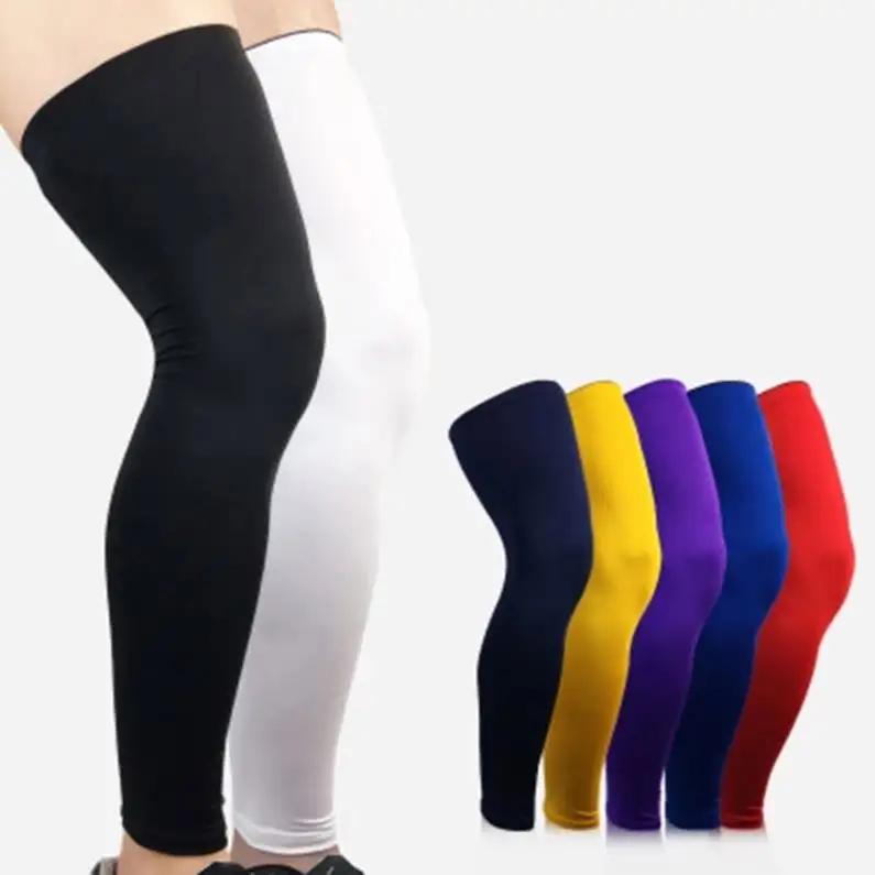wholesale compression sport Leg Knee pad Cycling knee brace Long Sleeve Basketball Football