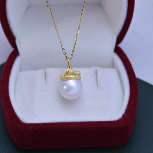 Collar de Plata S925 para Mujer con Perla de Agua Dulce de 11-12 mm, Redonda, Blanca, con Luz Intensa y Pequeñas Imperfecciones, Colgante Cuadrado, Juego Completo - Product Image 2