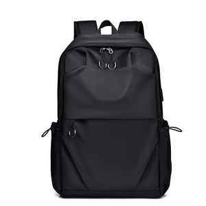 Laptop <b>Backpack</b> Large Capacity With Usb Port <b>Computer</b> Interlayer Unisex Commuter Bag For Travel And School Black - Product Image 5