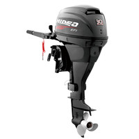 Moteur hors-bord en acier à essence Hidea 4 temps EFI HD30-HP60 40HP-60HP 2 cylindres, nouvelle puissance élevée, livraison rapide, pêche sportive