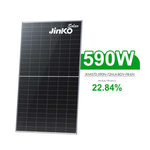 Jinko Stock pannelli solari 570W 580W 590W modulo Pv bifacciale pannello a celle solari Sol - Product Image 1