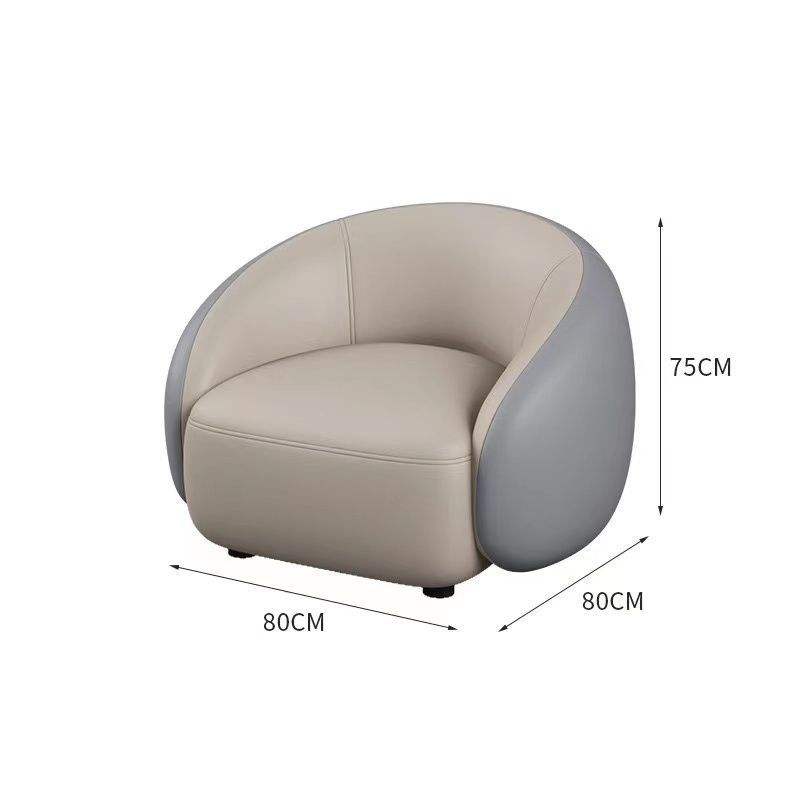 Sofá individual gris