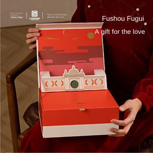 Boîte cadeau d'aromathérapie de la création culturelle de l'année du cheval de la <span class=keywords><strong>dynastie</strong></span> <span class=keywords><strong>Song</strong></span> du temple Wanshou de Pékin en provenance de Chine pour le Nouvel An - Product Image 3