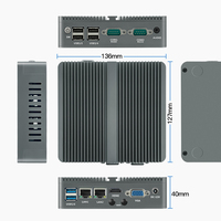 Mini ordenador PC de alto rendimiento Core Intel N2840 PC industrial de bajo costo Mini ordenador PC industrial pequeño