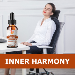 Suplementos Herbales de Marca Privada con Vitamina B6 y L-Teanina para Calmar, Concentrarse, Relajarse y Dormir, Gotas Líquidas Dietéticas de L-Teanina y GABA - Product Image 2
