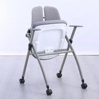 Vente en gros d'usine de chaises d'école de Guangdong pour salle de formation en classe intelligente avec accoudoirs chaise d'étude pliante