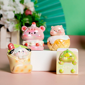 Yu Mo Gourmet Generación 2 Caja Sorpresa Mini Figura de Dibujos Animados Adorable Juguete Regalo Sorpresa para Niños Adorno Coleccionable Set de 12 Piezas - Product Image 3